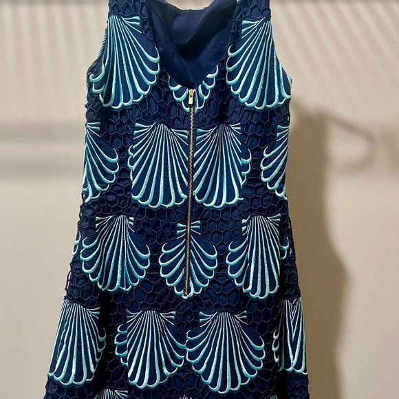 Lily Pulitzer Delia Scalloped Hem Shift - NWOT - Size 0 - Picture 6 of 7